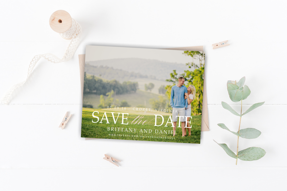 Mountain View Save The Date Magnet