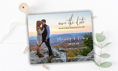 Picturesque Save The Date Magnet