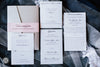 Silver and Pink Pocket Invitation Suite